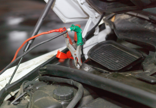 jump leads for jump starting a car